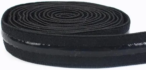 Vista 7 de Yalulu Banda elástica antideslizante de 20 yardas, banda de lencería de silicona elástica de 0.39 pulgadas (beige)