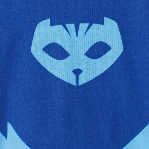 Vista 5 de PJ Masks Conjunto de pijama de algodón de 4 piezas para niños pequeños
