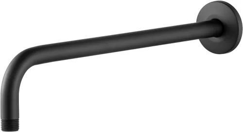 Vista 9 de OFFO Brazo de ducha con pestaña, de 6 pulgadas en oro brillante, montaje en pared, reemplazo, brazo angular de cabezal de ducha montado en la pared