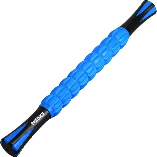 Vista 14 de Rodillo de masaje muscular - Pistola de fascia de tejido profundo para alivio del dolor miofascial, drenaje linfático y escultura corporal