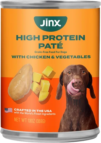 Vista 12 de Jinx Premium Comida Húmeda para Perros en Lata - Paté de Carne - Comida enlatada para perros sin granos con ingredientes reales y sin rellenos