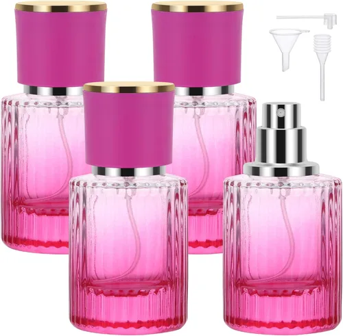 Vista 13 de Segbeauty Botellas de perfume de vidrio de 1 oz vacías, 2 piezas, botellas de perfume de viaje rellenables, botella de viaje de colonia de 1.0 fl