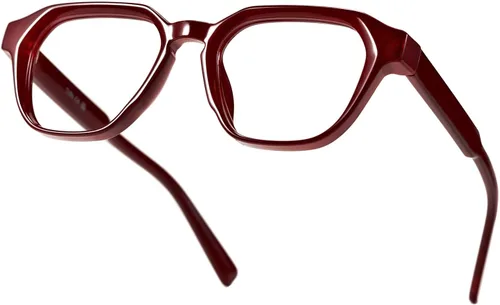 Vista 8 de TIJN Gafas de Bloqueo de Luz Azul para Mujeres y Hombres Marco Rectangular TR90 y Estilo Elegante Preppy Gafas de Pantalla de Computadora