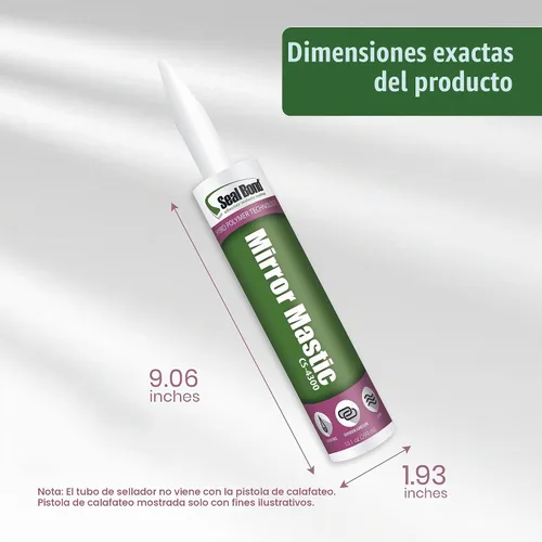 Vista 6 de Adhesivo de espejo CS-4300, bajo olor, compatible con COV