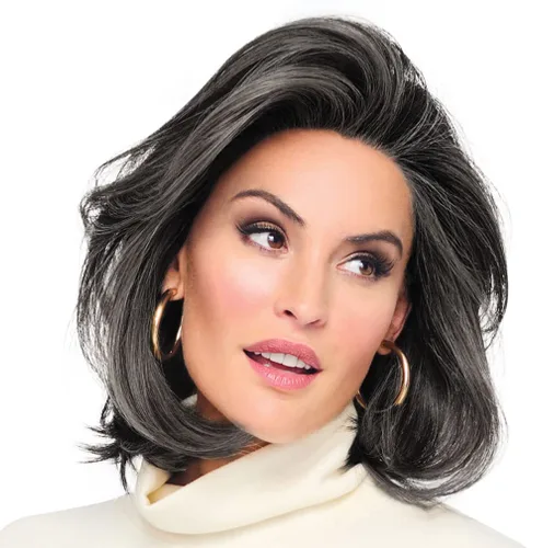 Vista 5 de Raquel Welch Flying Solo - Peluca para niños, 100% atada a mano por ropa de pelo, gorra pequeña promedio, RL10/12 castaño iluminado por el sol