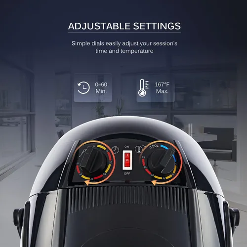 Vista 5 de Secador de pelo profesional Y-NOT con altura ajustable, casco con soporte de pie con ruedas para salón de belleza y spa en casa