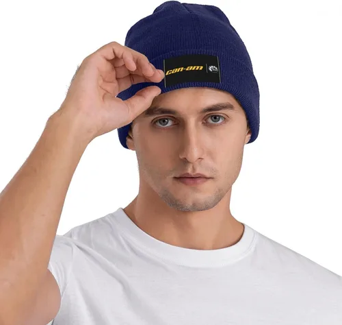 Vista 7 de Can-Am Spyder Print Beanie Hat Knit Hat Casual Hat para hombres mujeres negro