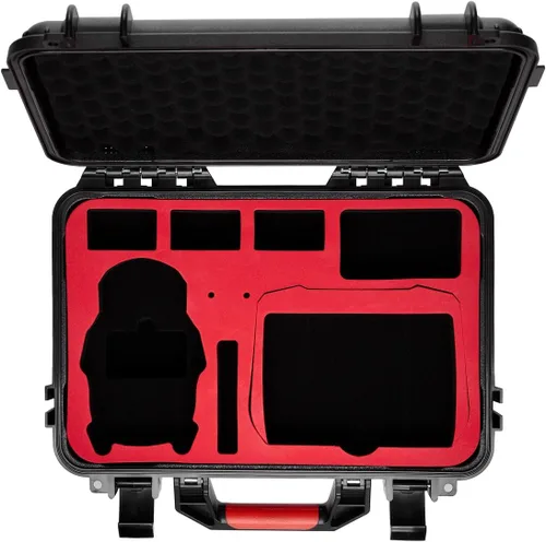 Vista 9 de Aries Estuche rígido impermeable para DJI Mini 3 y Mini 3 Pro, negro