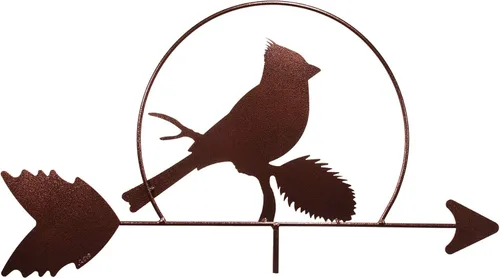 Vista 3 de SWEN Products Veleta Cardinal RED Bird (montaje ajustable incluido)
