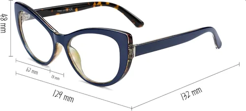 Vista 4 de FEISEDY Gafas de ojo de gato para mujer B2441