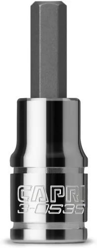 Vista 24 de Capri Tools 3-0531 2 mm Llave allen hexagonal, 1/4-pulgada de unidad, métrica