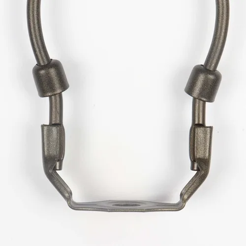 Vista 3 de Bieye SS010 Pantalla de lámpara de soporte para lámpara de mesa estilo Tiffany vidrieras (bronce 4.5 pulgadas de alto)
