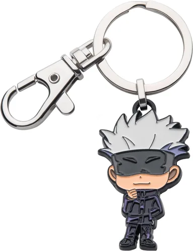 Vista 4 de Jujutsu Kaisen Chibi Satoru Goju - Llavero colgante esmaltado, Varios
