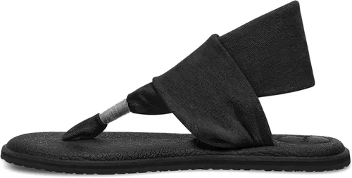 Vista 3 de Sanuk Sandalias de Yoga Sling 2 - sólidas vintage de tiras para mujer Negro