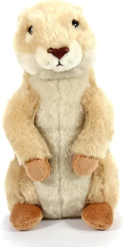 Vista 2 de The Petting Zoo Prairie - Peluche de perro de la pradera, regalos para niños, animales salvajes de la vida silvestre, juguete de peluche de perro