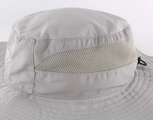 Vista 4 de Connectyle Sombrero de malla Boonie para mujer ala ancha protección UV sombrero de pesca de playa