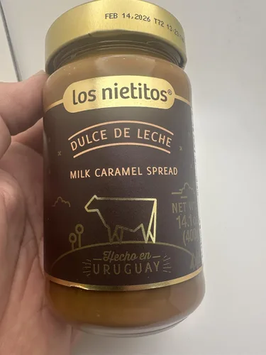 Vista 4 de Los Nietitos Dulce de Leche - Crema de caramelo, 14.1 oz - Paquete de 2