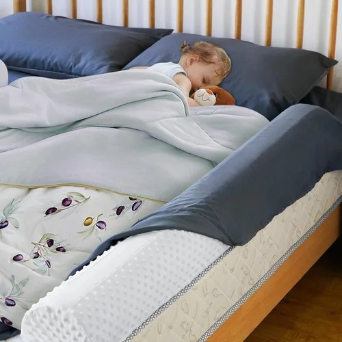 Vista 10 de Rieles de protección de cama para niños pequeños con espuma, 1 paquete de rieles de cama de espuma para niños pequeños, rieles de protección
