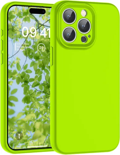 Vista 213 de SUPFINE - Funda diseñada para iPhone 12, silicona líquida premium con [forro de microfibra suave antiarañazos][protección de cámara mejorada], funda