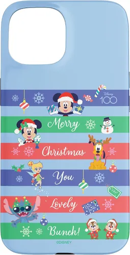 Vista 6 de Funda para iPhone 16 Disney 100 Mickey & Friends Merry Christmas You Lovely Bunch