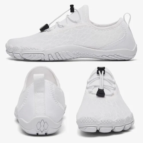 Vista 5 de HIITAVE Zapatos de playa para mujer, zapatos de agua con puntera ancha