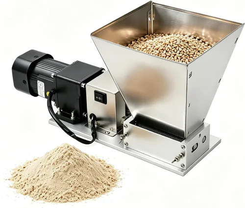 Vista 10 de Electric Fruit Crusher 60W Pure Copper Motor - 44LBS/H Stainless Steel Fruit Grinder with 1.06GAL Capacity, Forward & Reverse Control for Wine