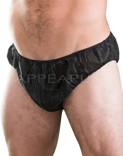 Vista 2 de APPEARUS Ropa interior desechable para hombre, L-XL (30 unidades) negro