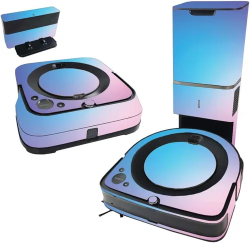 Vista 7 de MightySkins Skin compatible con iRobot Roomba s9+ Vacuum & Braava Jet m6 Bundle – Blue Canyon Cubierta de vinilo duradera y única Fácil
