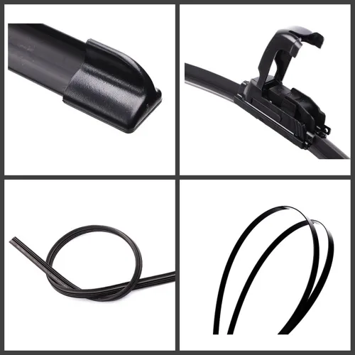 Vista 5 de Compatible con Citroen C3 MK1 2002 2003 2004 2005 2006 2007 2008 2009 Escobillas de limpiaparabrisas delantero, accesorios de cortador U J Hook