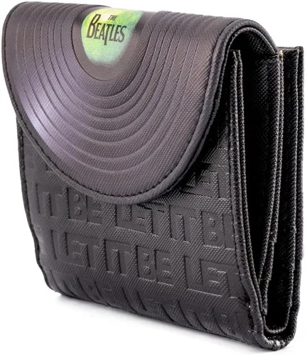 Vista 2 de Loungefly The Beatles Let It Be - Cartera de piel sintética con discos de vinilo