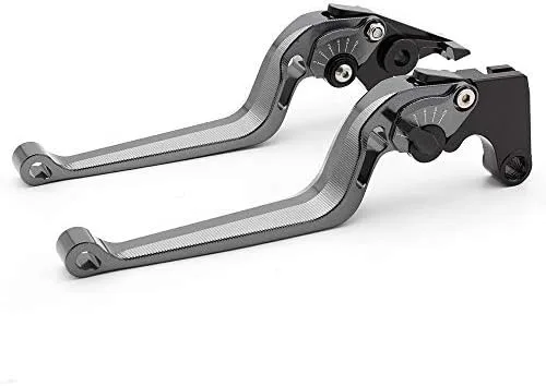 Vista 8 de Palancas de embrague de freno ajustables para motocicleta compatibles con GSXR600 1997-03, 250 V-Strom 2018-2019, GSR600 2006-2011, GSX250R SV650