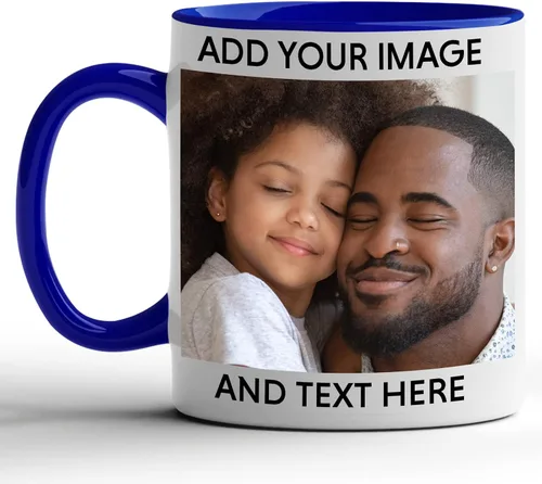Vista 8 de GotPrint Taza con foto personalizada, regalos personalizados, carga de imagen y texto, logotipo de la empresa, nombre, idea de regalo personalizada