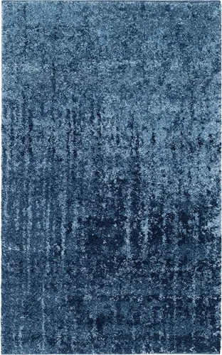 Vista 11 de SAFAVIEH Retro Collection - Alfombra decorativa de 2 x 3 pies, color negro y gris claro, diseño abstracto moderno, no desprende pelusa y de fácil