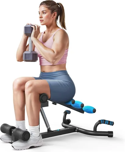 Vista 11 de MERACH Deep Squat Machine for Women, Adjustable Glutes Trainer Machine, Core & Leg Exercise, Push Up Board Workout Equipment at Home Gym