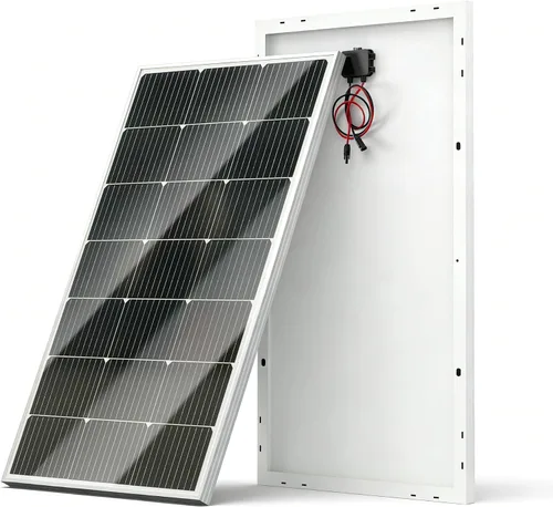 Vista 15 de Kit de panel solar portátil de 100 W, 25% de alta eficiencia tipo N paneles solares plegables con panel de vidrio templado, con controlador de carga