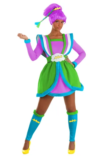 Vista 8 de Disfraz de Stormy Rainbow Brite para Mujer Multicolor