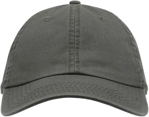Vista 2 de Gorra de béisbol ajustable clásica de sarga de algodón lavado de perfil bajo