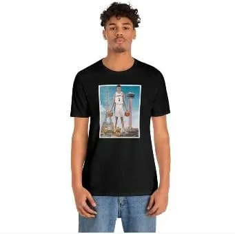 Vista 3 de Wemby SA and France Custom Towers Camiseta Unisex S - 4XL