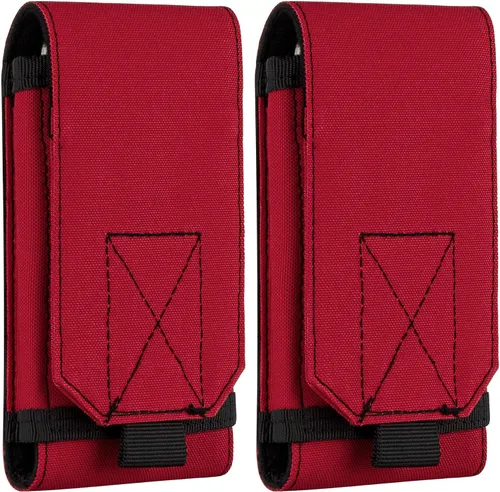 Vista 12 de Funda táctica Molle para teléfono, bolsa universal para cinturón para iPhone 17 Pro Max/17 Pro/17/16 Pro Max/15 Pro Max/14 Pro Max/13/12, Samsung