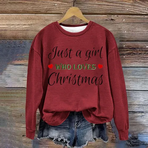 Vista 2 de Ceboyel Sudaderas navideñas para mujer, diseño de árbol de Navidad 2023, cuello redondo, suéter