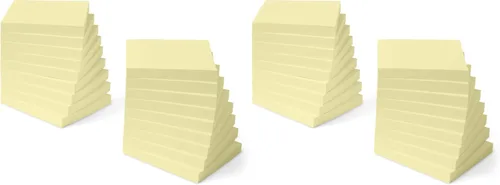 Vista 8 de Amazon Basics Notas adhesivas cuadradas, almohadillas autoadhesivas, 3 x 3 pulgadas, amarillo, paquete de 5, 100 hojas por bloc