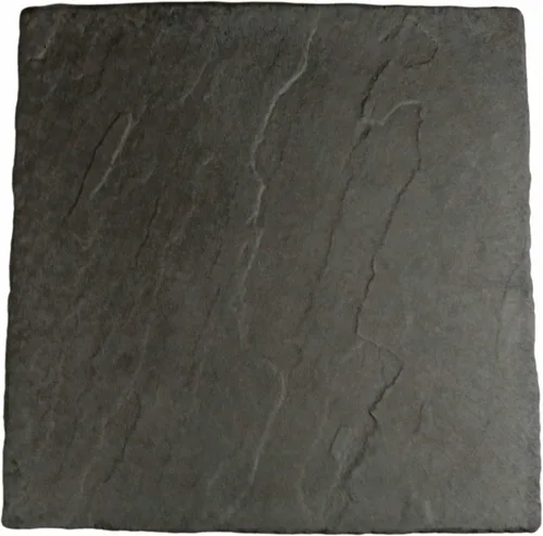 Vista 3 de Moldes de goma de piedra fabricados para hormigón, textura de pizarra para pared y columna tapa/piedra de fuego/pavimentadora 20 '' de largo x 20