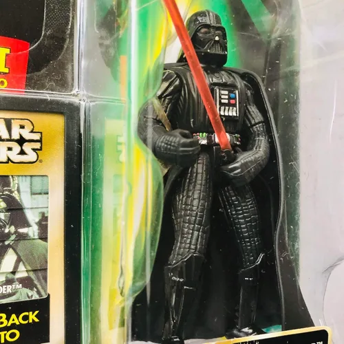Vista 3 de Hasbro Star Wars Power of the Force POTF2 Flashback Figura de acción de Darth Vader