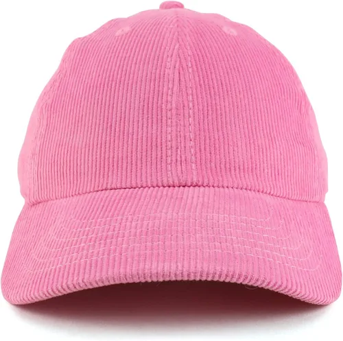 Vista 2 de Trendy Apparel Shop Gorra de béisbol de pana de algodón sin estructurar