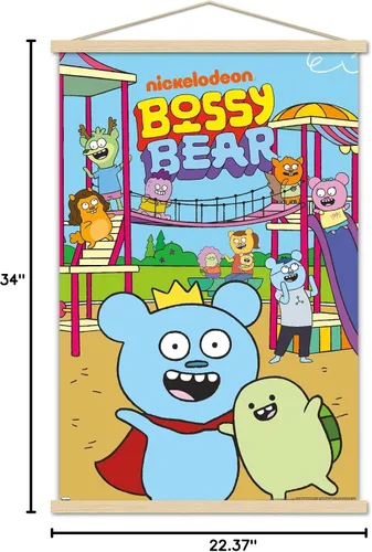 Vista 7 de Trends International Bossy Bear - Póster de pared con marco magnético