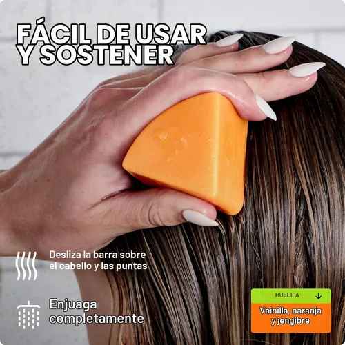 Vista 6 de Ethique Barra Acondicionadora Volumizante con Biotina, 2.12 oz