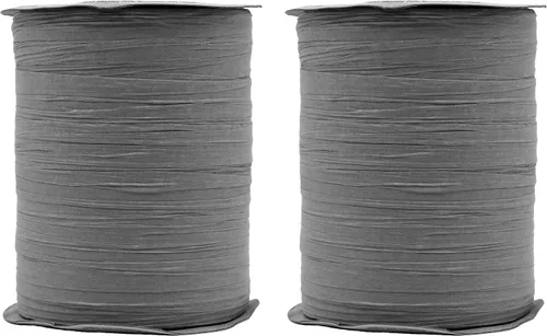 Vista 11 de Paquete de 2 rollos de cinta de rafia de papel de 200 yardas para embalaje y decoración de papel kraft (aguamarina)