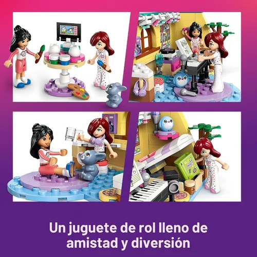 Vista 5 de LEGO Friends Paisley - Juguete de construcción de habitación, juego de simulación para niños, niñas y niños, a partir de 6 años, con 2 minidolls