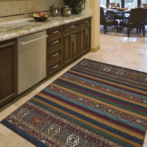 Vista 41 de Ottomanson Alfombras de 5 x 6 pies 6 pulgadas para sala de estar, alfombra de área para dormitorio, antideslizante, duradera y grande para zonas