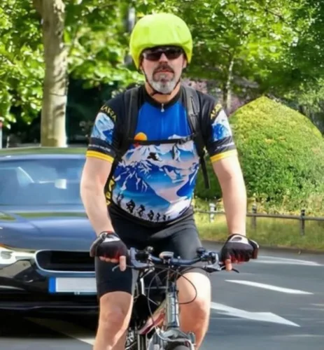 Vista 2 de Maillot de ciclismo Alaska Majestic